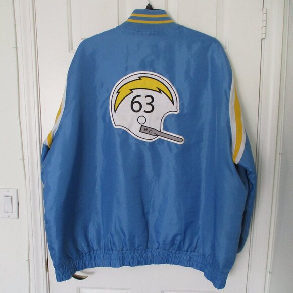 San Diego Chargers HOF #63 OG Doug Wilkerson Varsity Jacket - Size 3XL - Picture 4 of 4